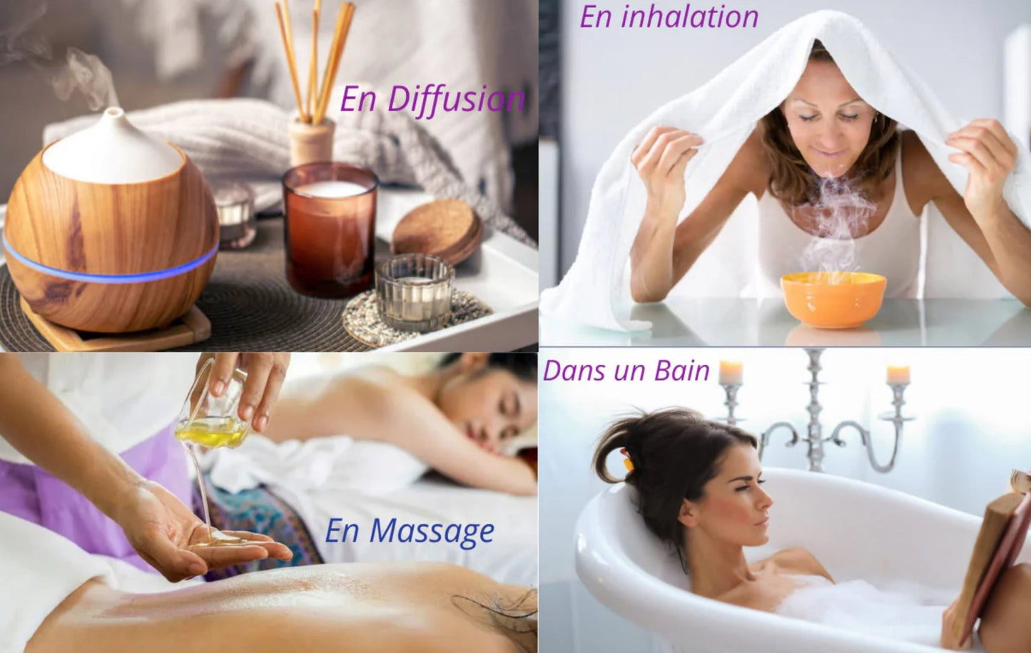 Coffret Diffusion Huiles Essentielles – Diffuseur Rechargeable + Parfums Naturels pour la Maison