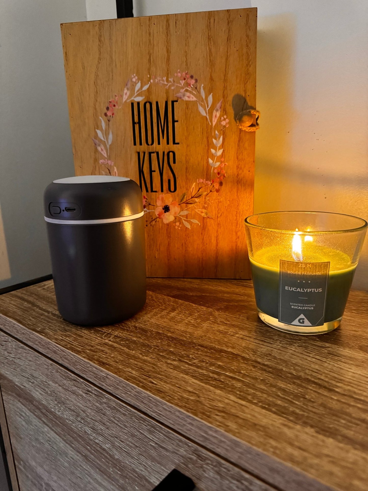 Diffuseur H2O – Brume parfumée LED & USB