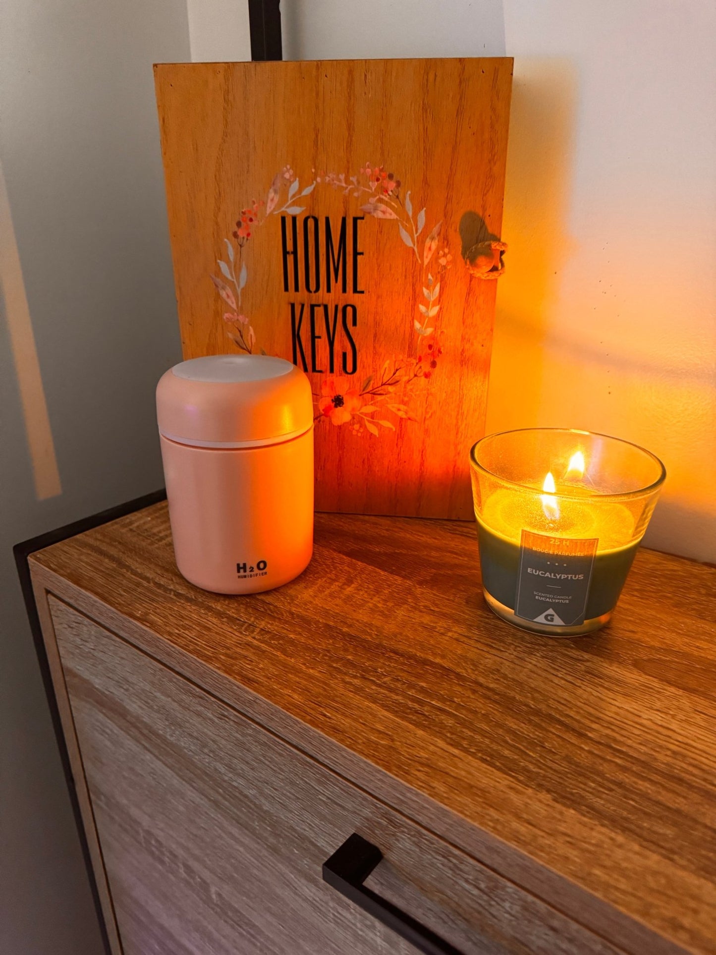 Diffuseur H2O – Brume parfumée LED & USB