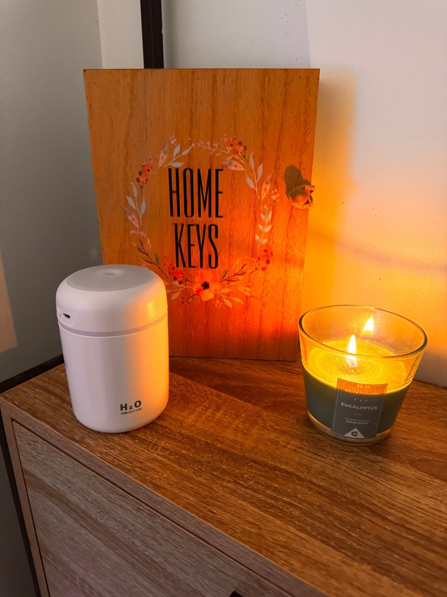 Diffuseur H2O – Brume parfumée LED & USB