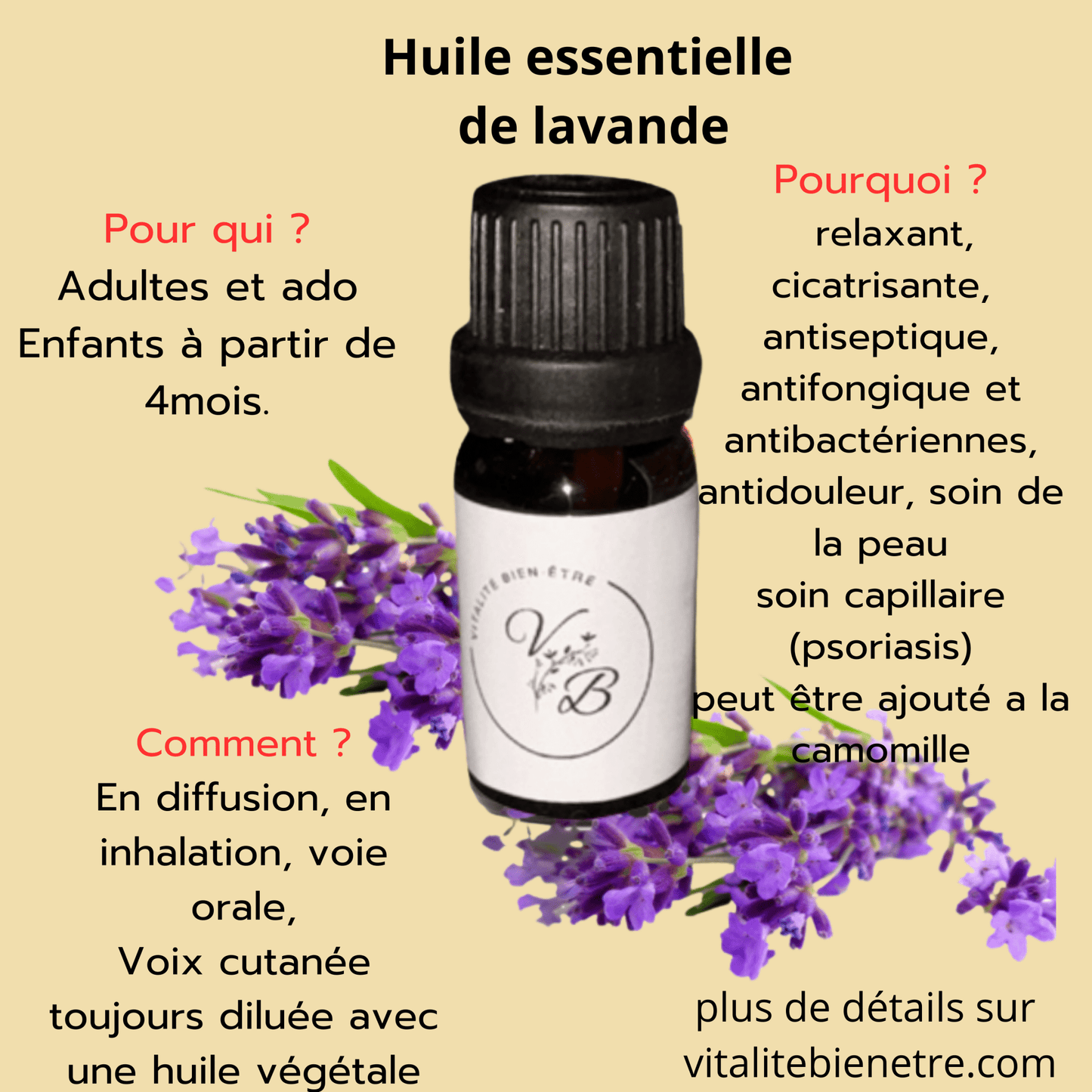 Huile essentielle de lavande