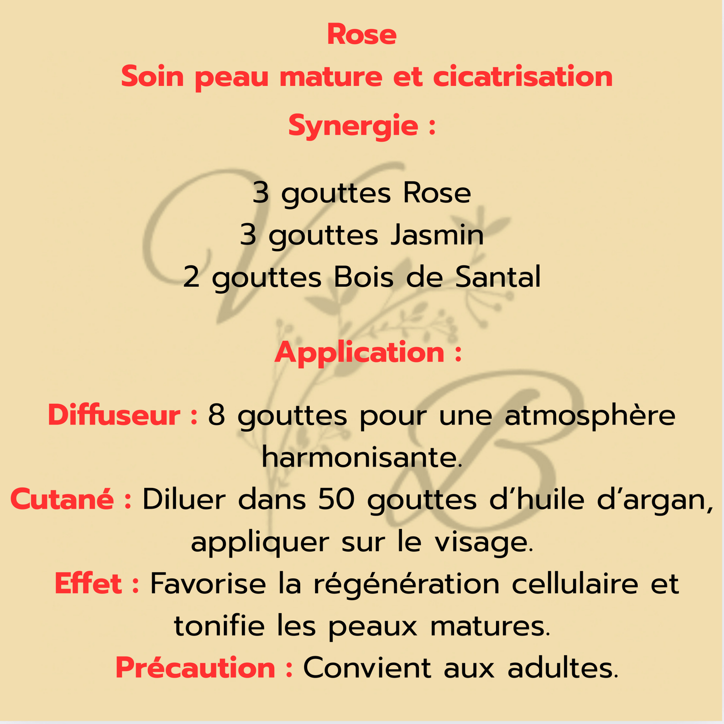 Huile essentielle de Rose