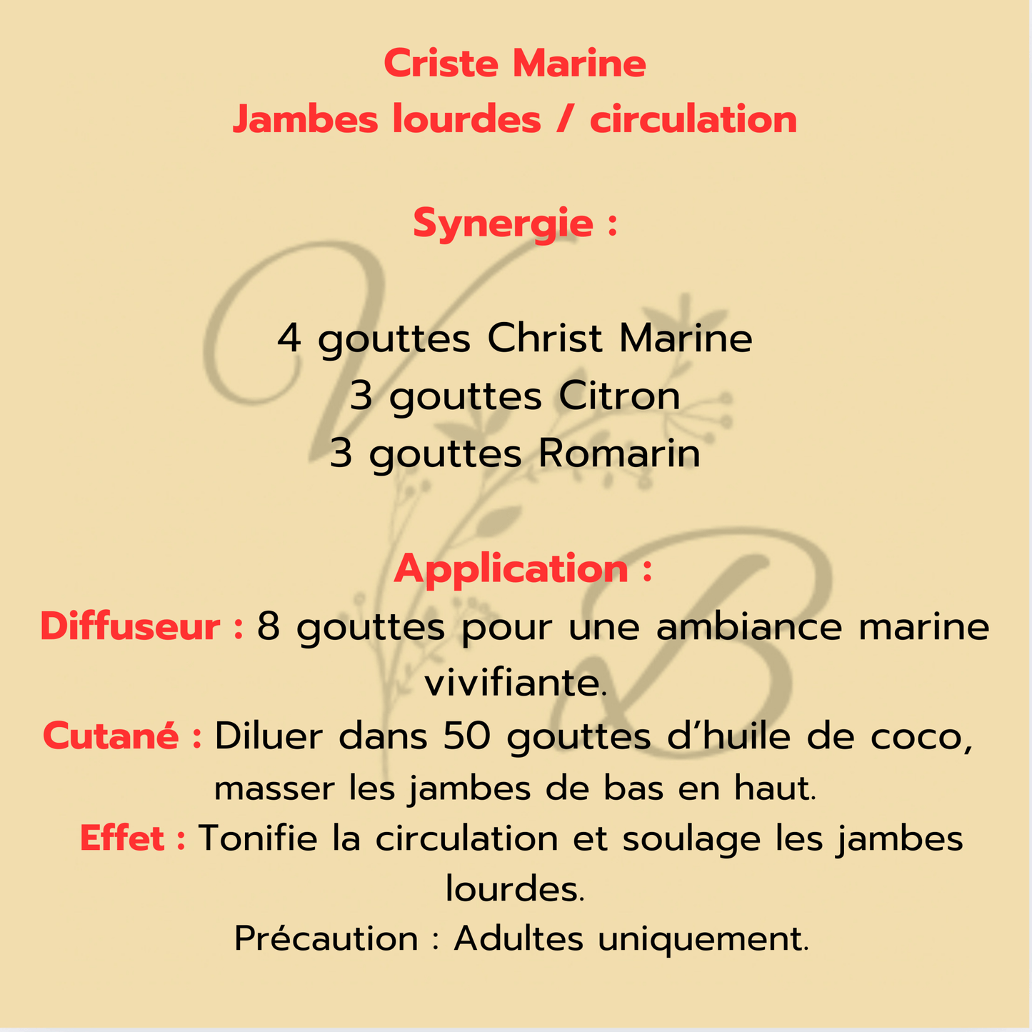 Huile essentielle de Criste Marine – Soin purifiant & tonifiant naturel