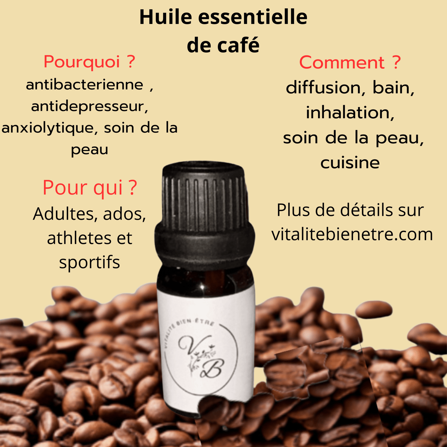 Huile essentielle de café