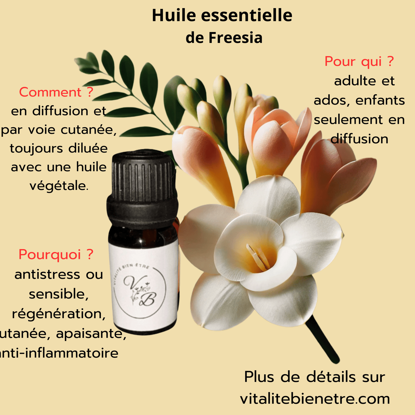 Huile essentielle de Freesia