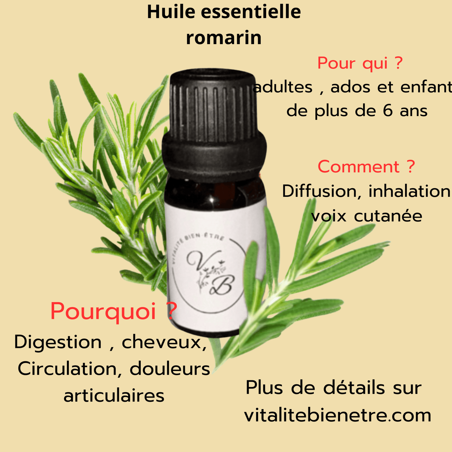 Huile essentielle de Romarin