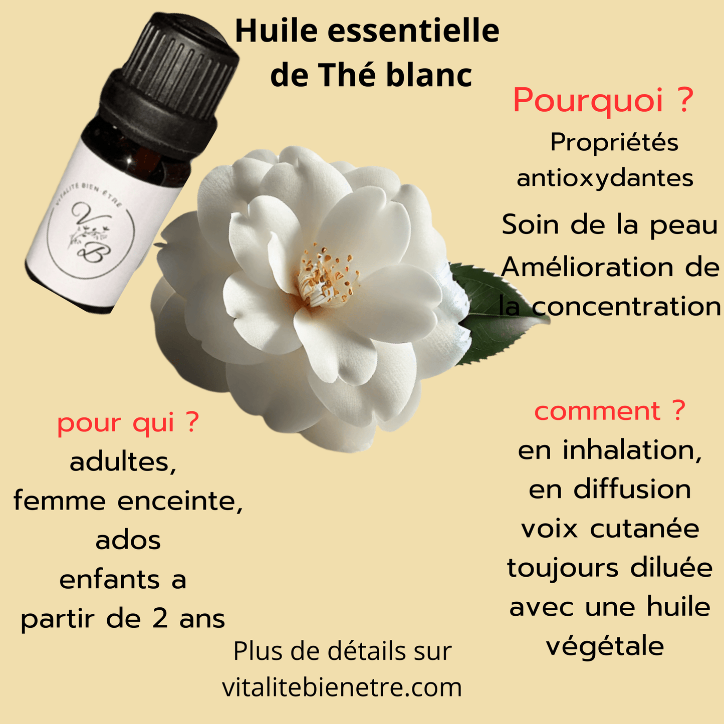 Huile essentielle de Thé Blanc