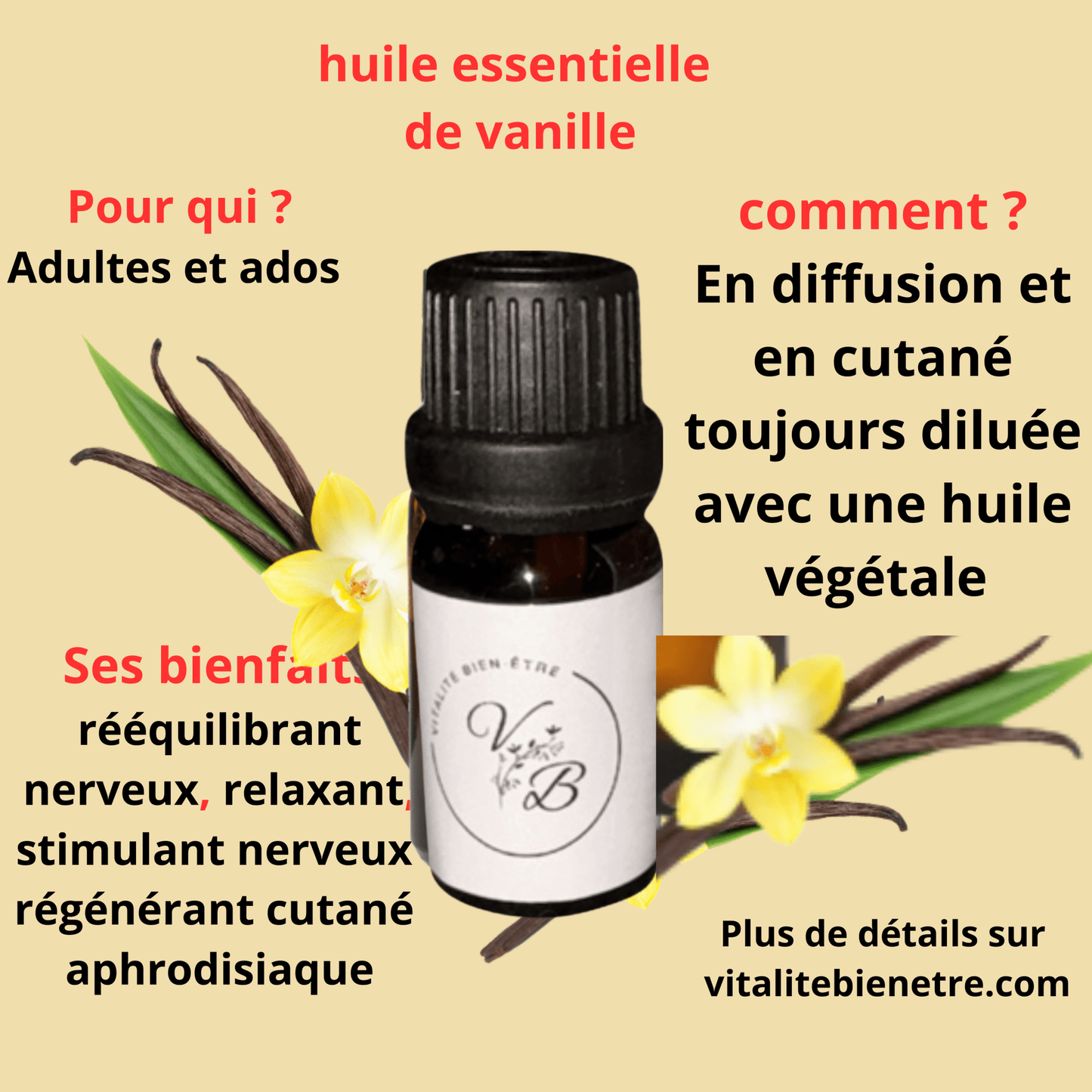 Huile essentielle de Vanille