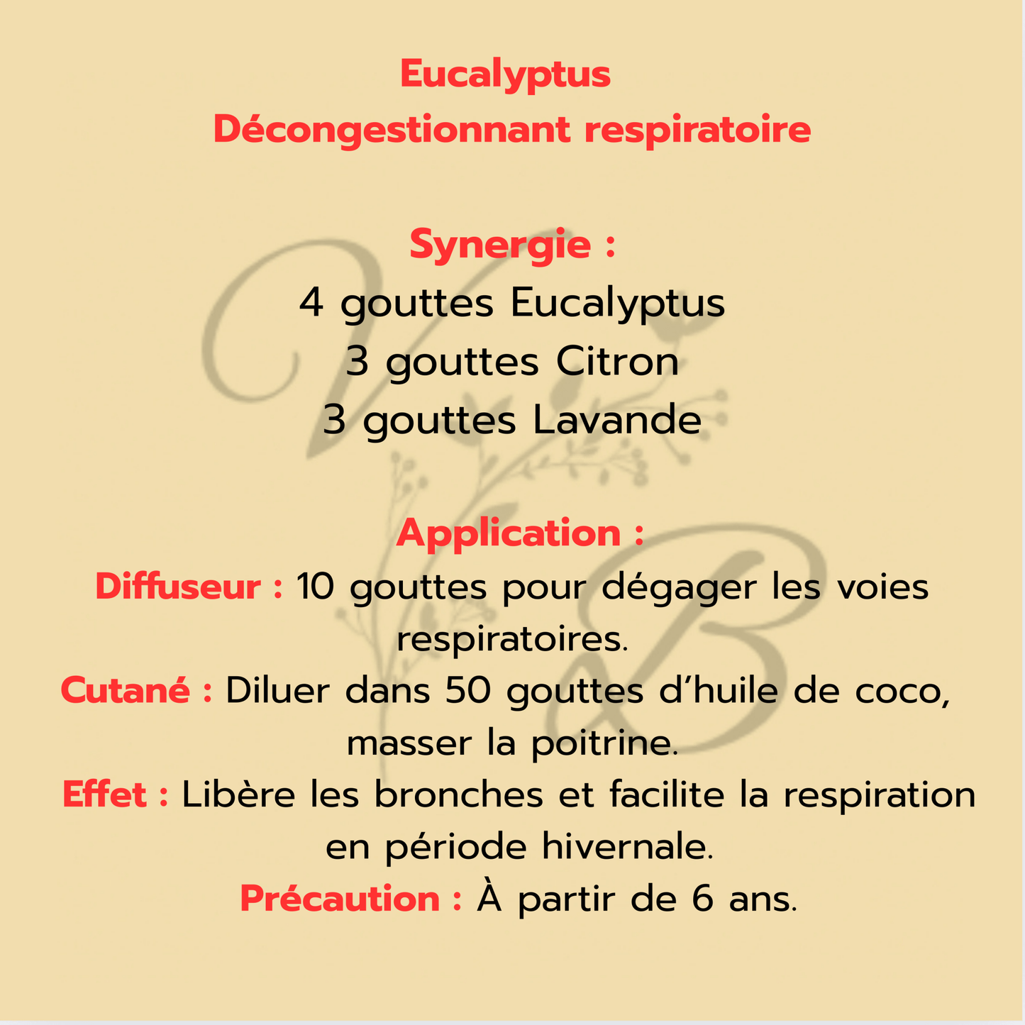 Huile Essentielle d’Eucalyptus | Décongestionnant Naturel & Respiration
