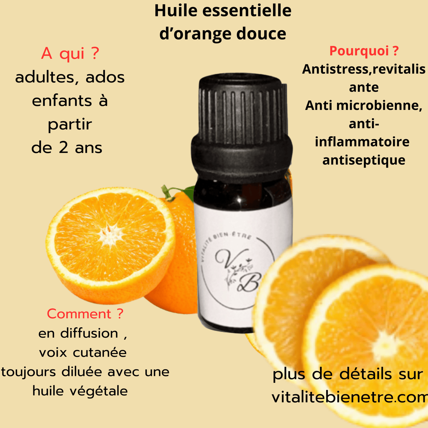 Huile essentielle d’orange douce