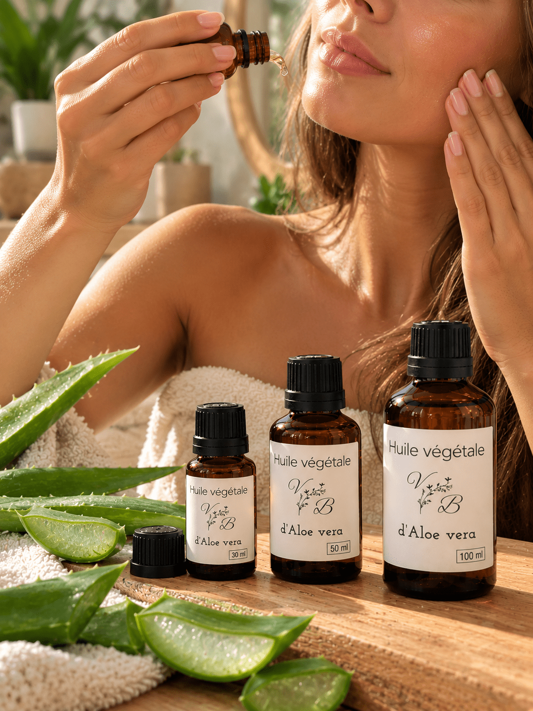 Huile végétale d'aloe vera – Vitalité bien-être