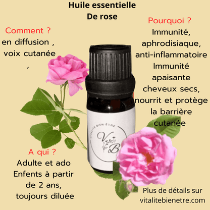 Huile essentielle de Rose