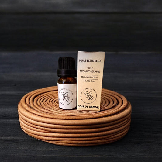 Huile essentielle de Bois de Santal (Santal Blanc) – Relaxation, Concentration et Équilibre