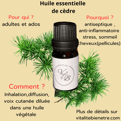 Huile essentielle de Cèdre