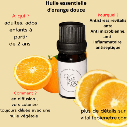 Huile essentielle d’orange douce
