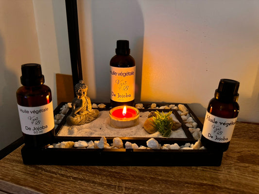 Huile végétale de jojoba – Soin naturel pour peau, cheveux et visage